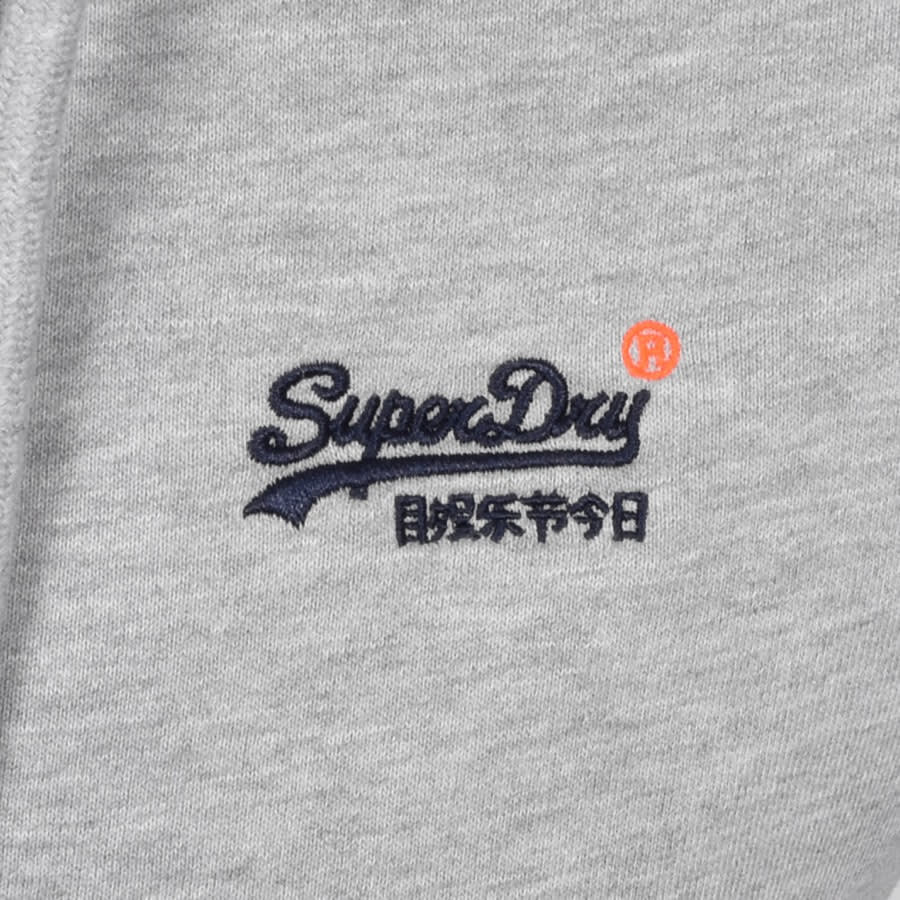 Alternative Image for ProductSuperdry Orange Label Full Zip Hoodie Grey3
